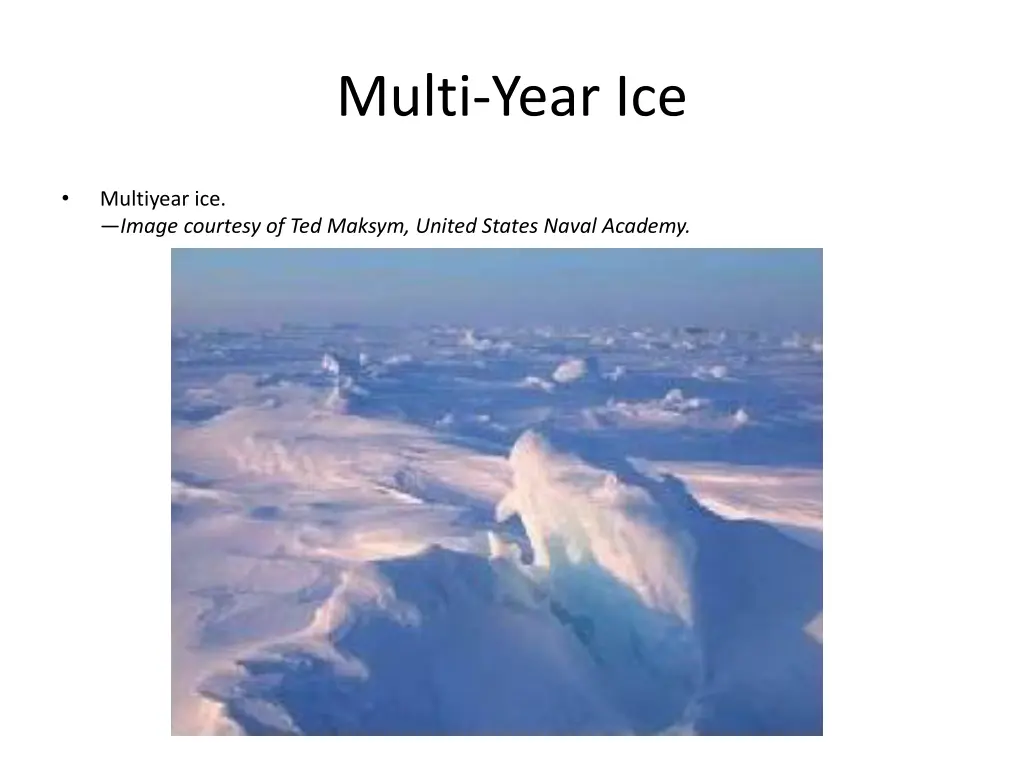 multi year ice