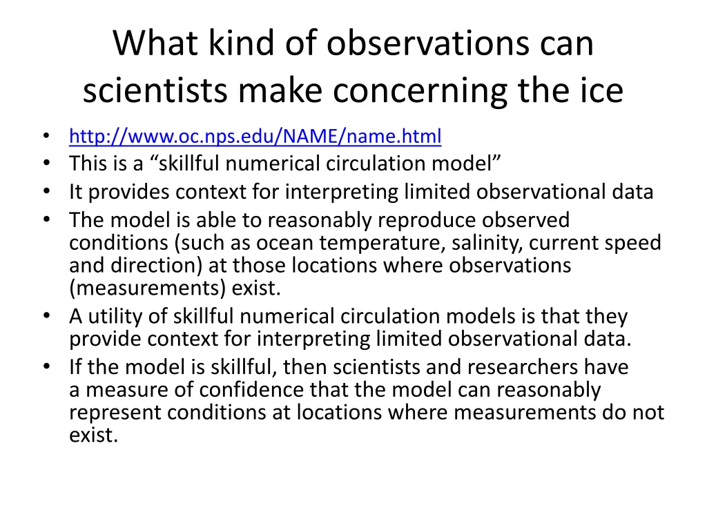 what kind of observations can scientists make