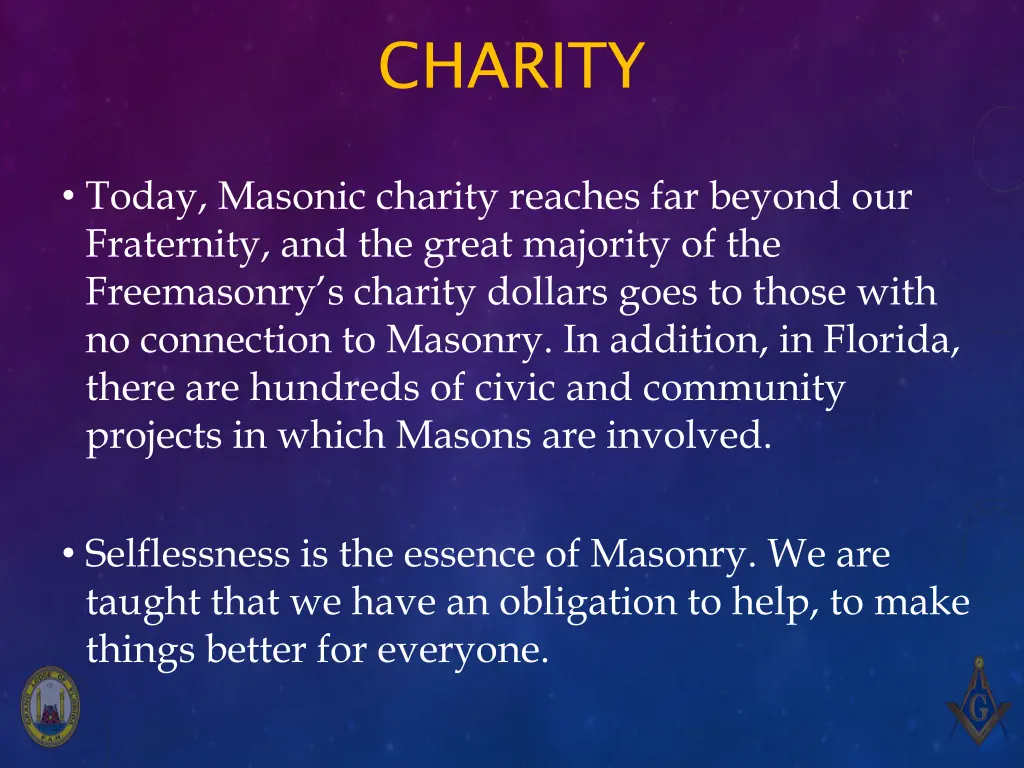 charity