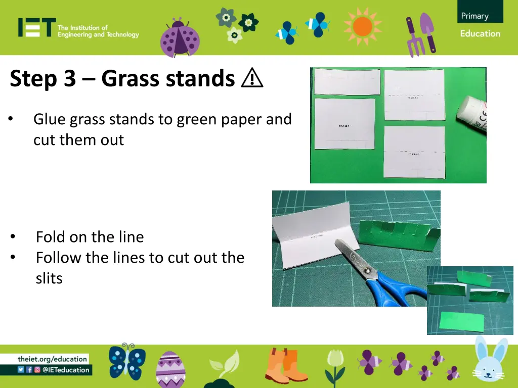 step 3 grass stands