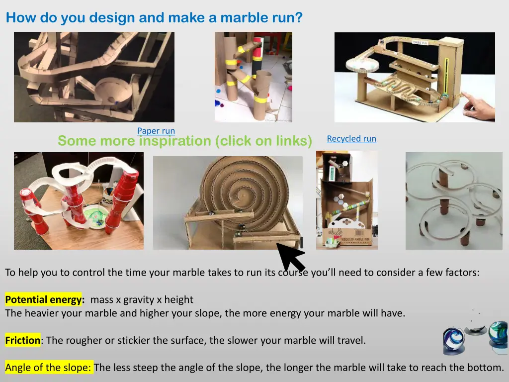 how do you design and make a marble run 2