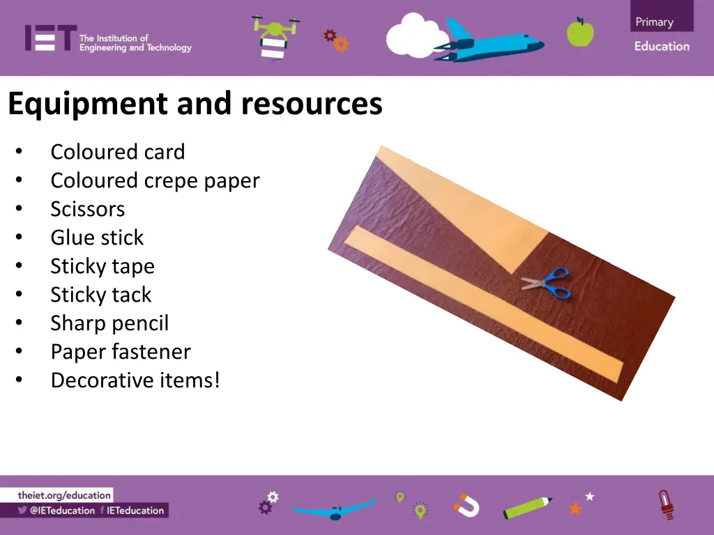 equipment and resources