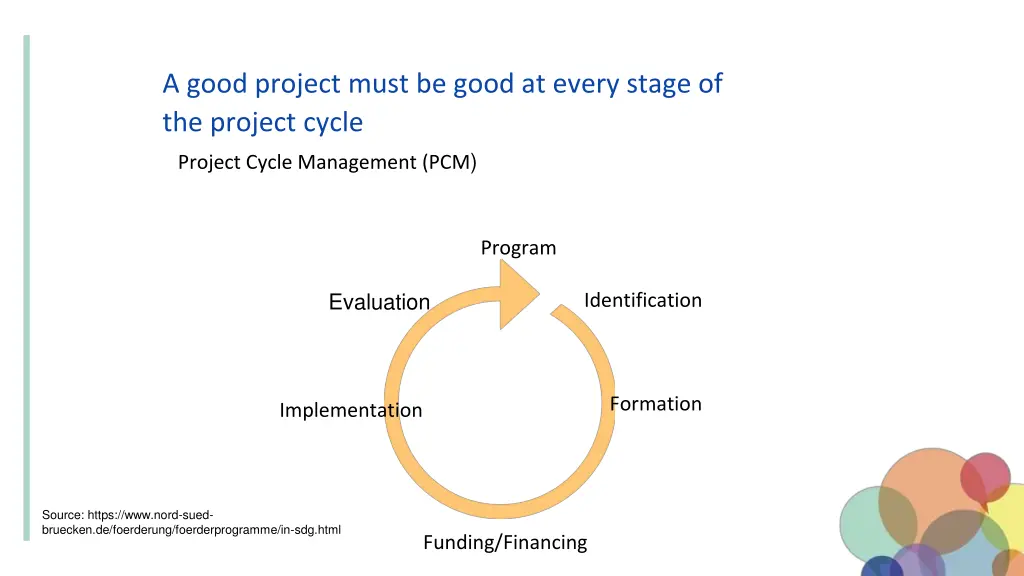 a good project must be good at every stage