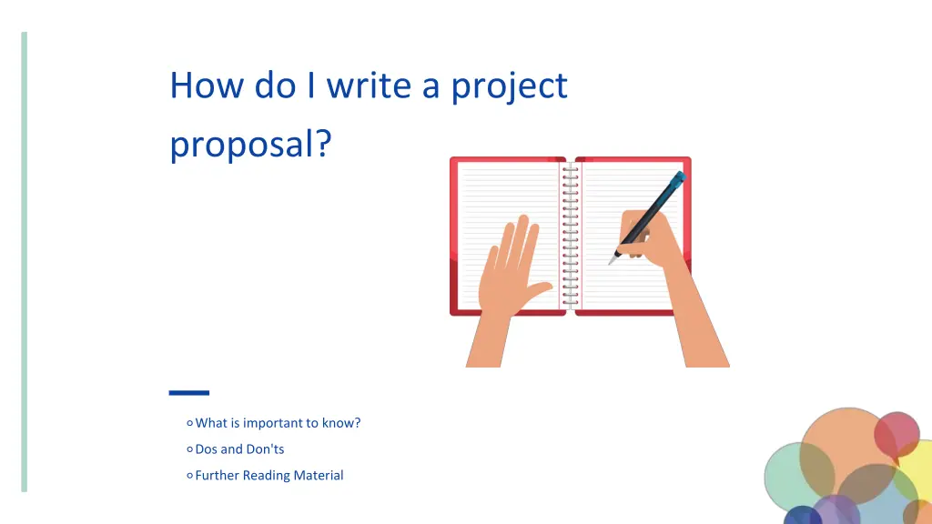 how do i write a project proposal