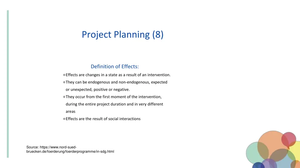 project planning 8