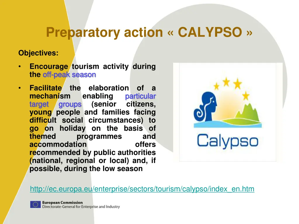 preparatory action calypso