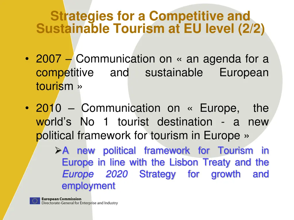 strategies for a competitive and sustainable 1