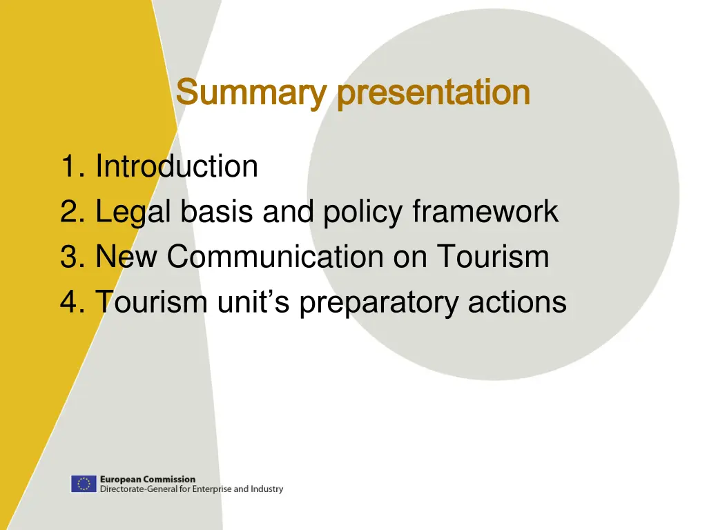 summary presentation summary presentation