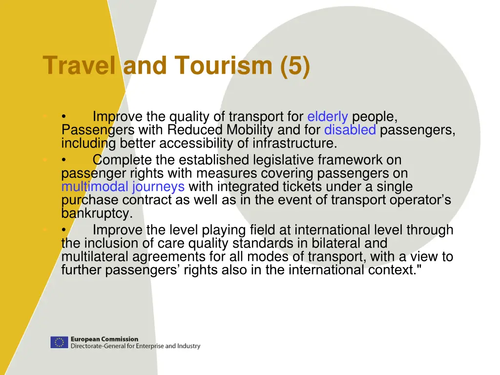 travel and tourism 5