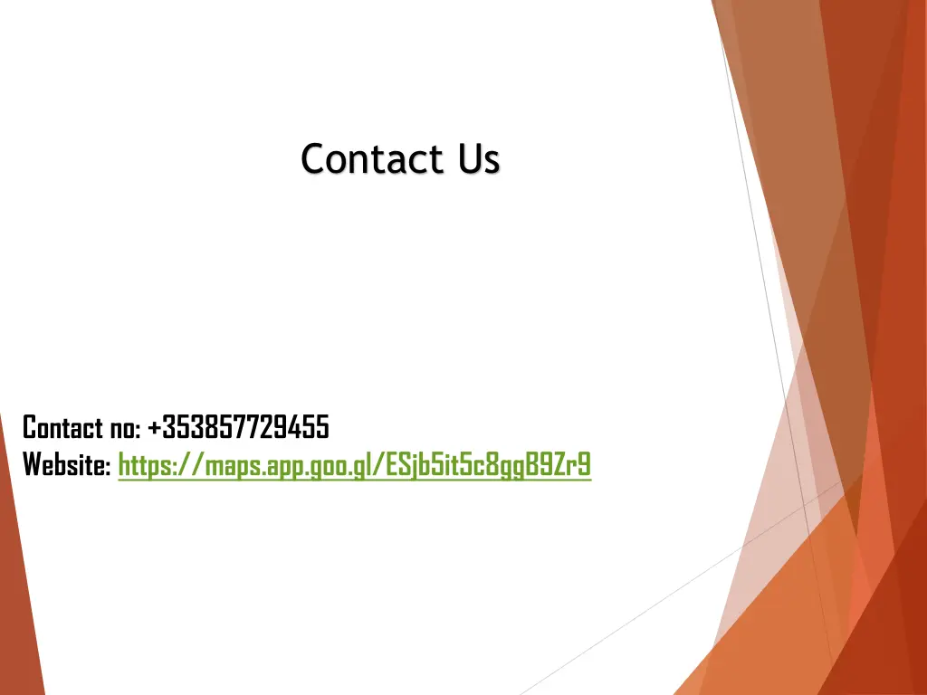 contact us