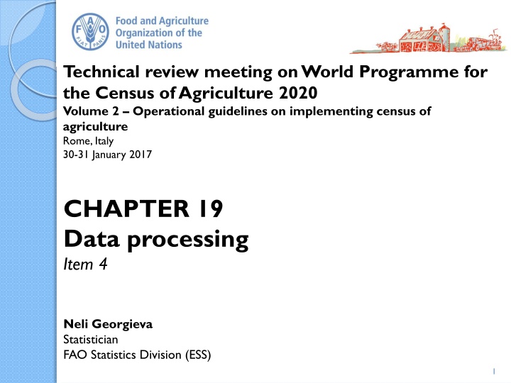 technical review meeting on world programme