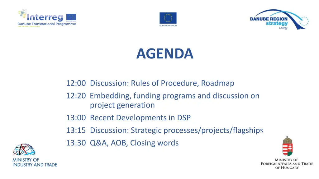 agenda 1