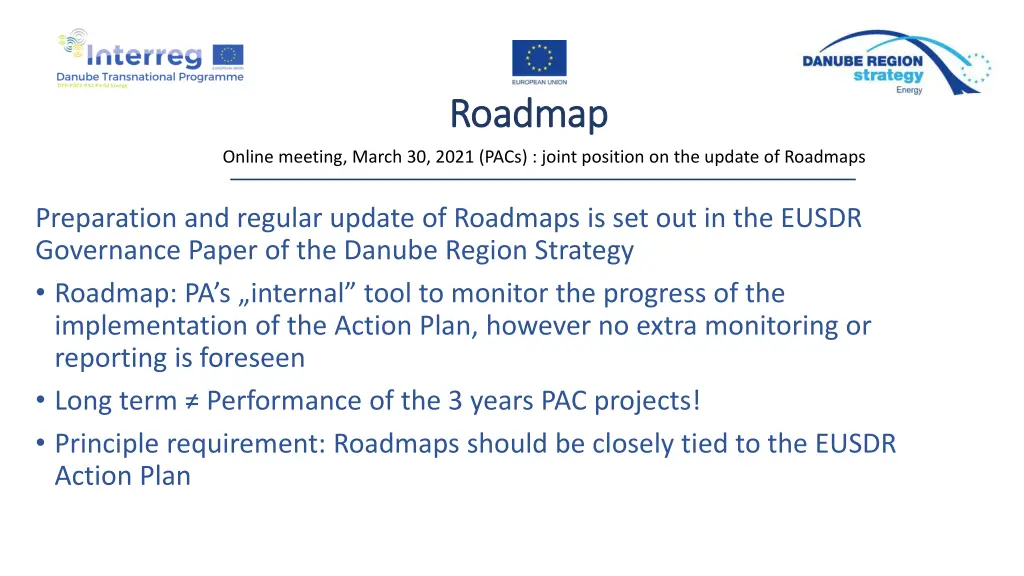 roadmap roadmap