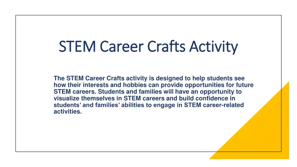 stem career crafts activity stem career crafts