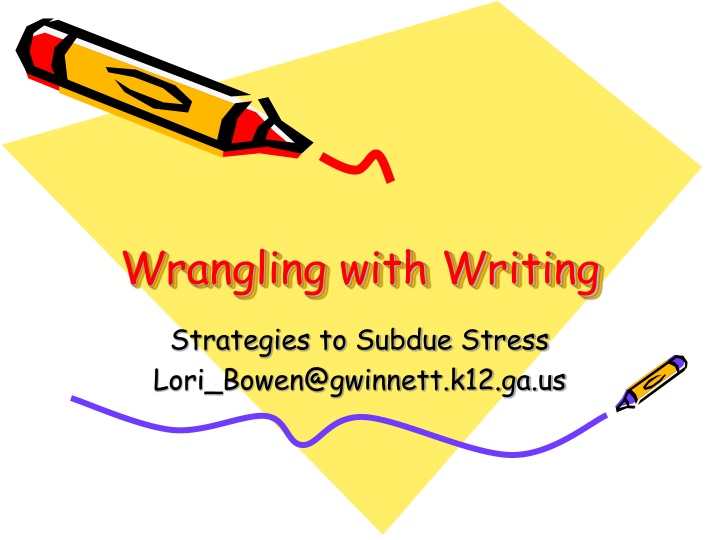 wrangling with writing