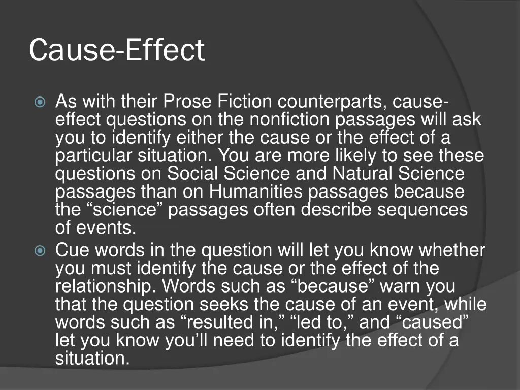 cause effect 1