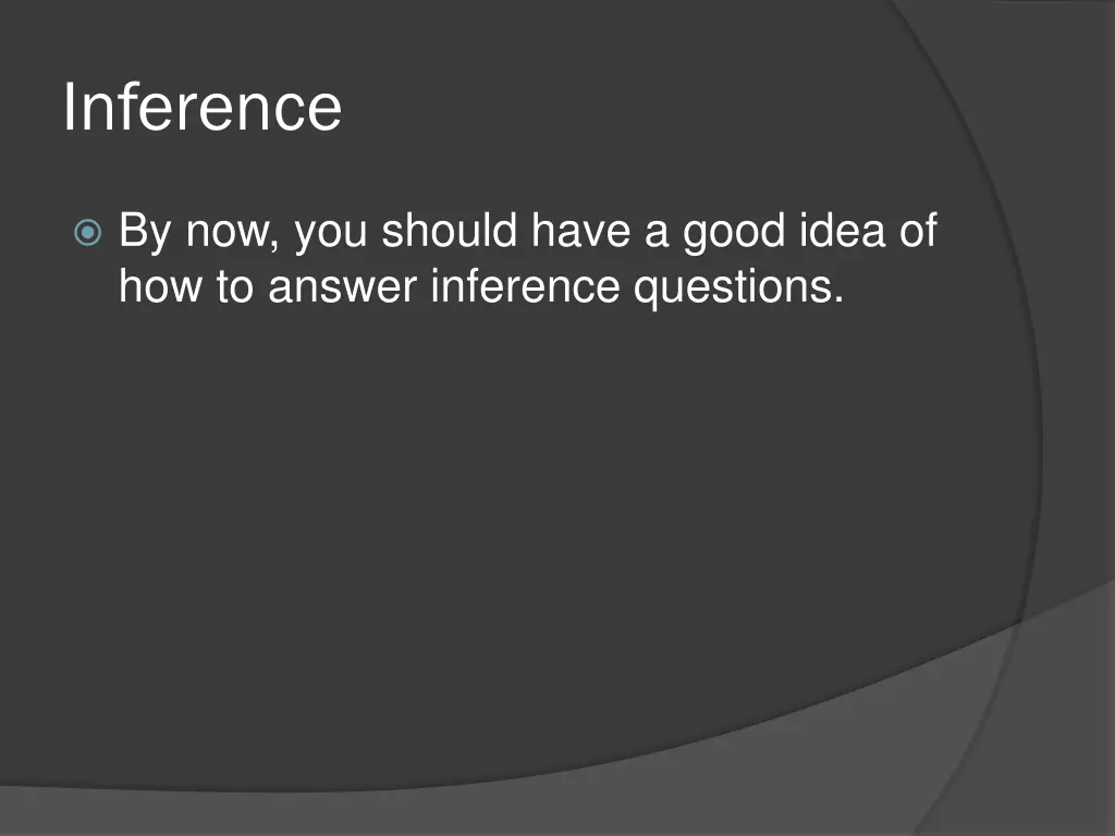 inference 2