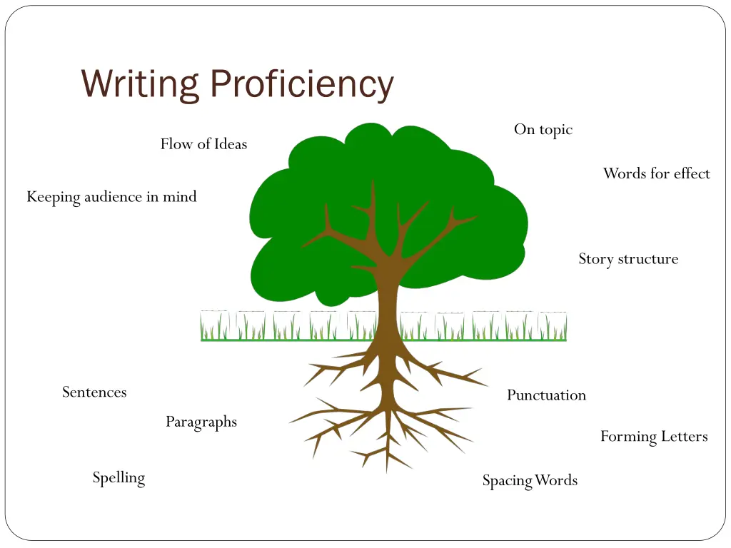 writing proficiency