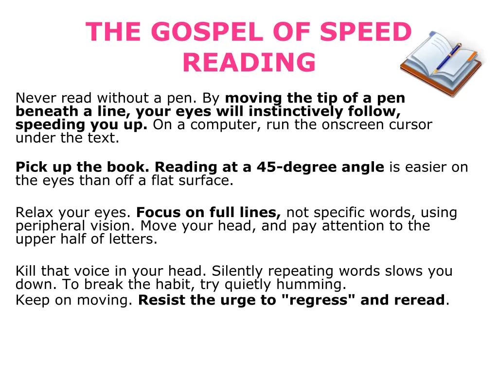 the gospel of speed reading