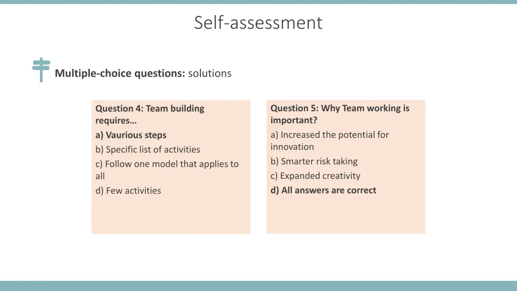 self assessment 3