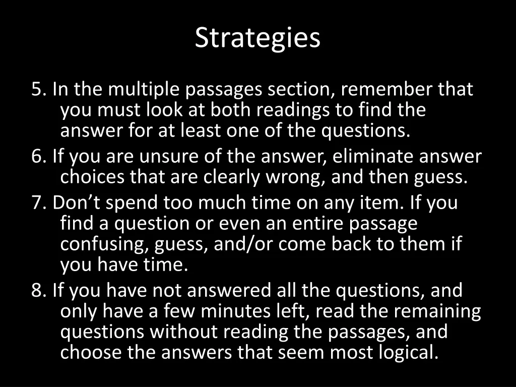 strategies 1