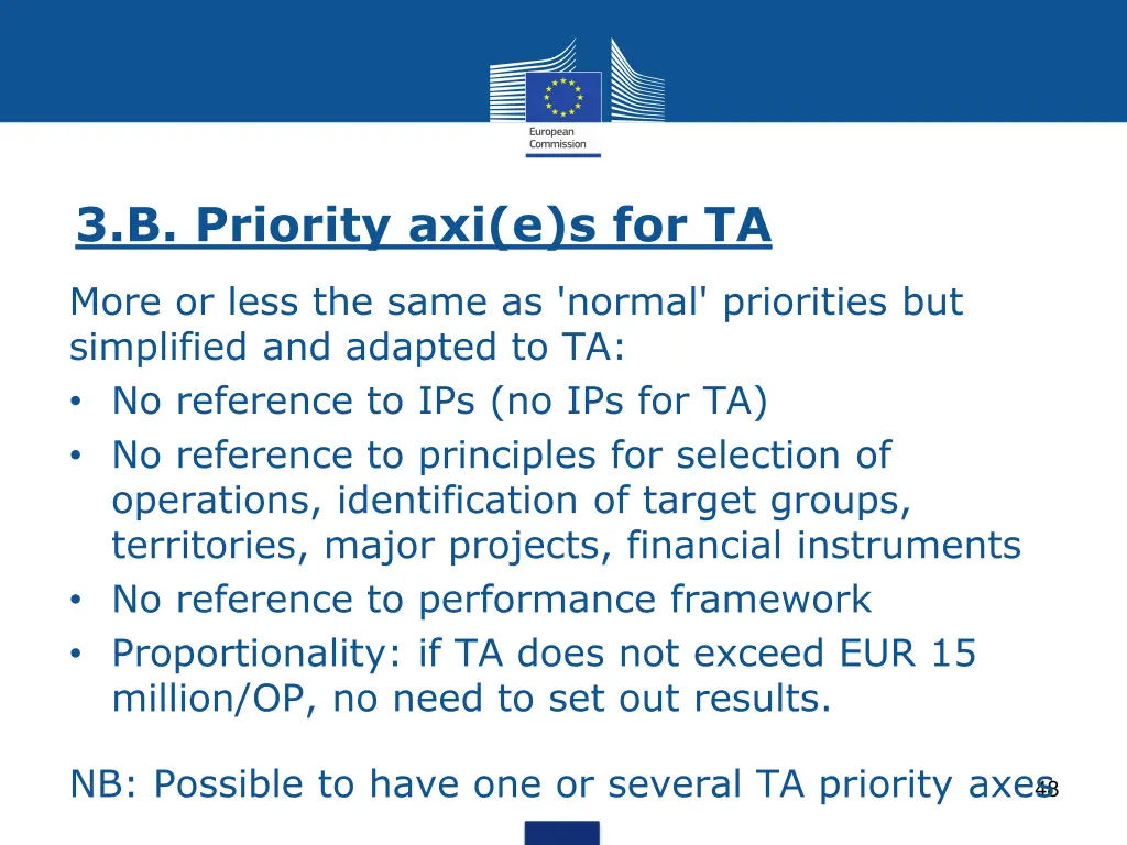 3 b priority axi e s for ta