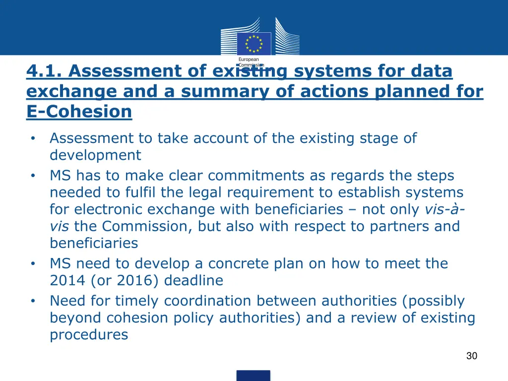 4 1 assessment of existing systems for data