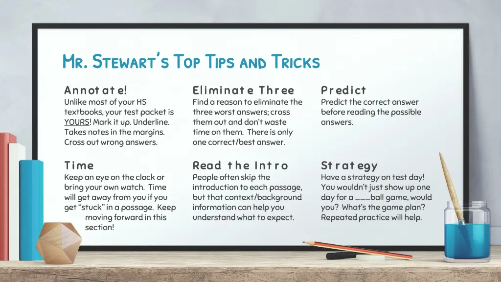 mr stewart s top tips and tricks mr stewart