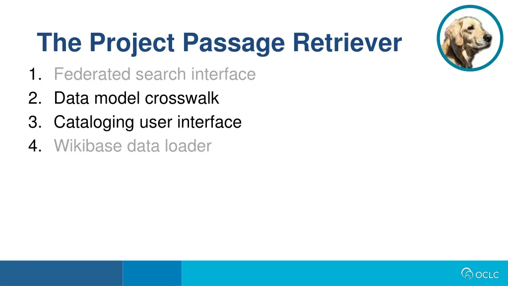 the project passage retriever 1 federated search 1