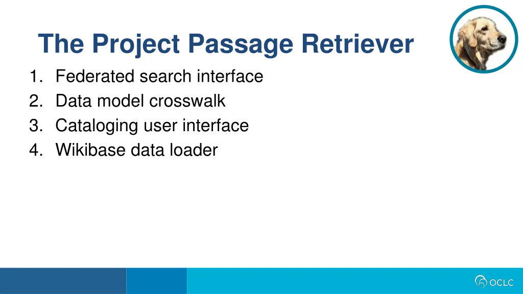 the project passage retriever 1 federated search