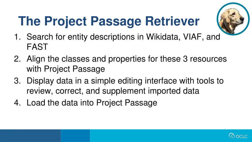 the project passage retriever 1 search for entity 1