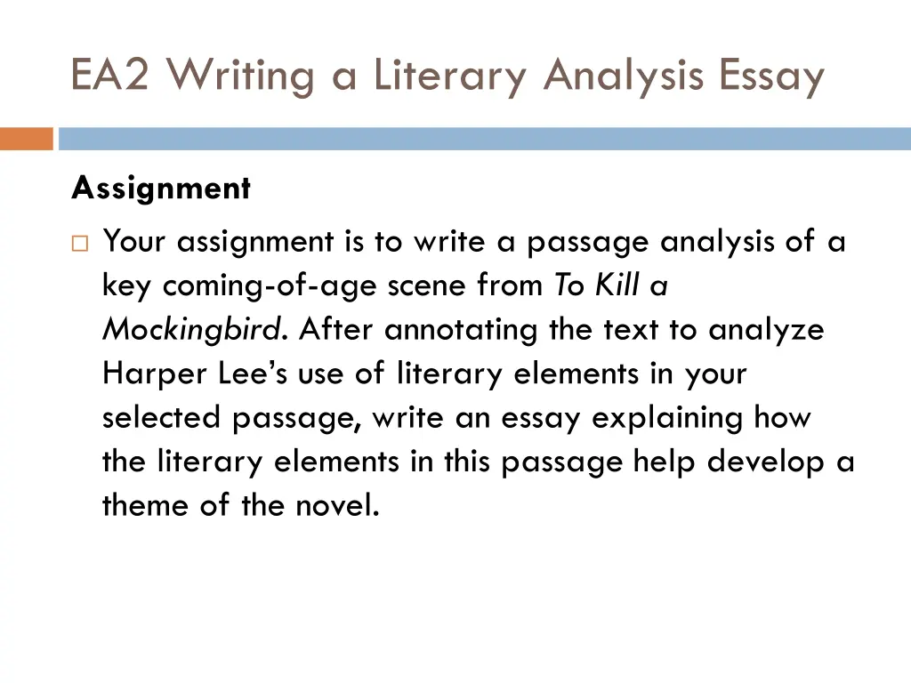 ea2 writing a literary analysis essay