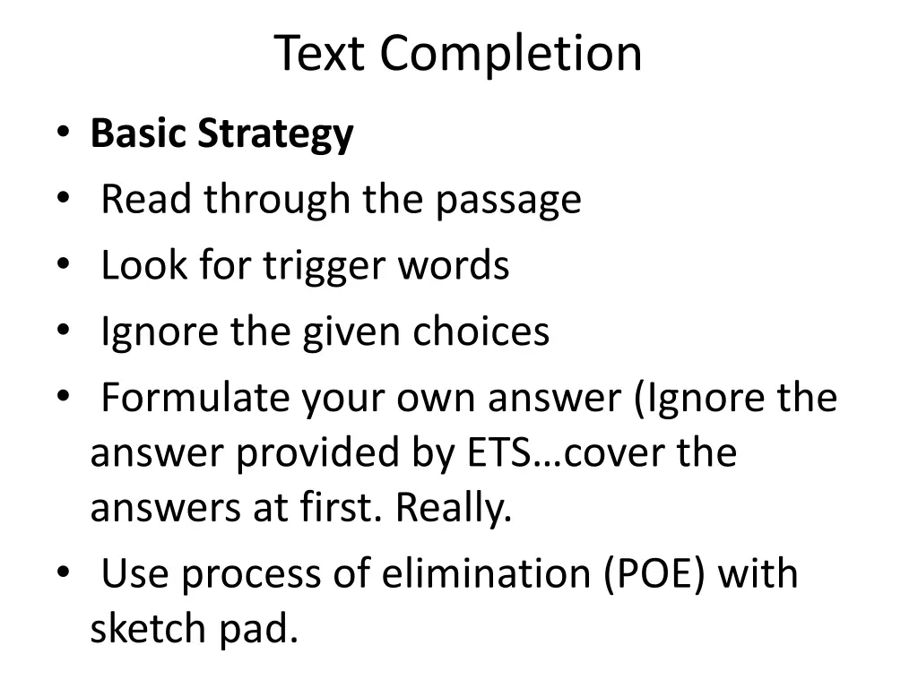 text completion 1