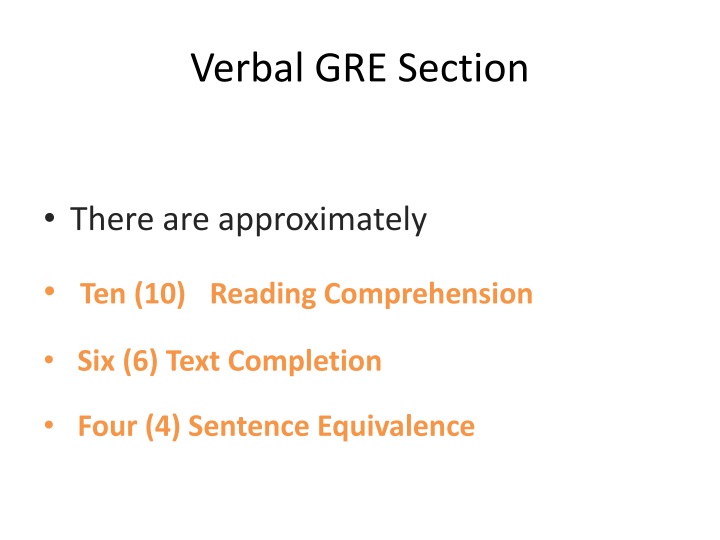 verbal gre section