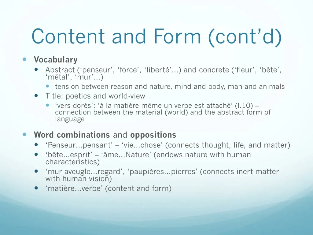 content and form cont d 1