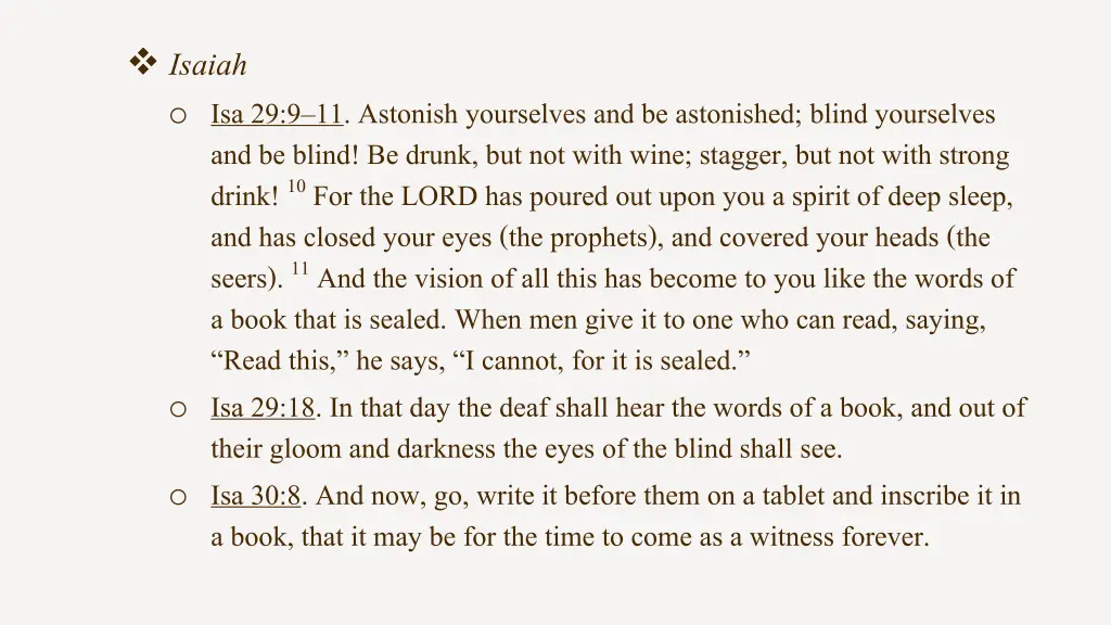 isaiah o isa 29 9 11 astonish yourselves