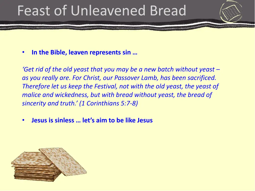 feast of unleavened bread 5