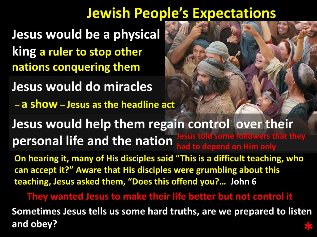 jewish people s expectations jesus would