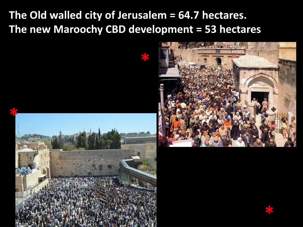 the old walled city of jerusalem 64 7 hectares