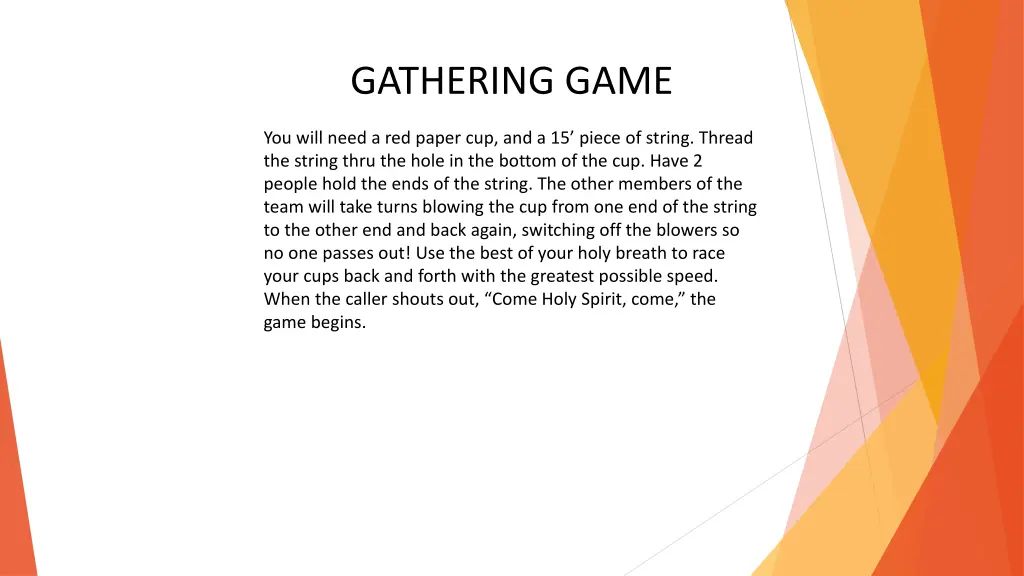 gathering game