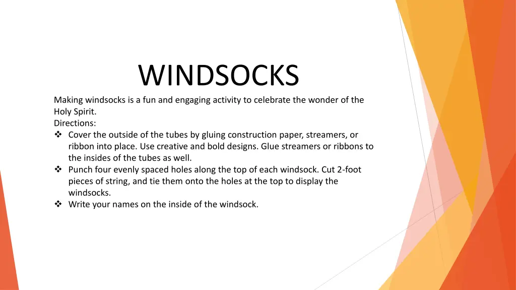 windsocks