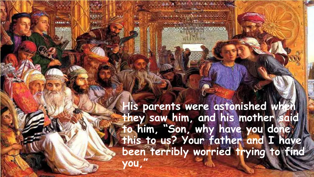 his parents were astonished when they