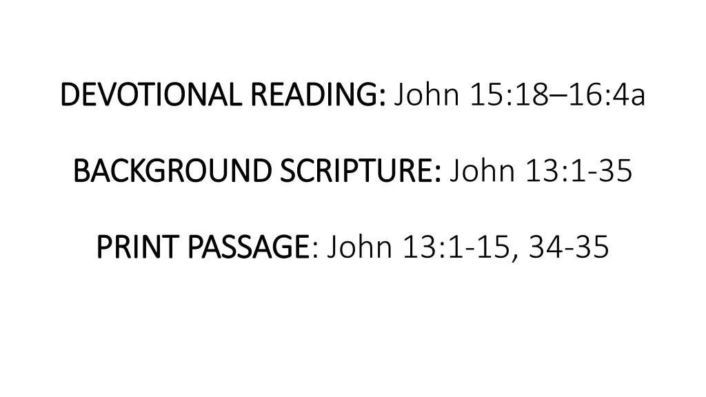 devotional reading devotional reading john