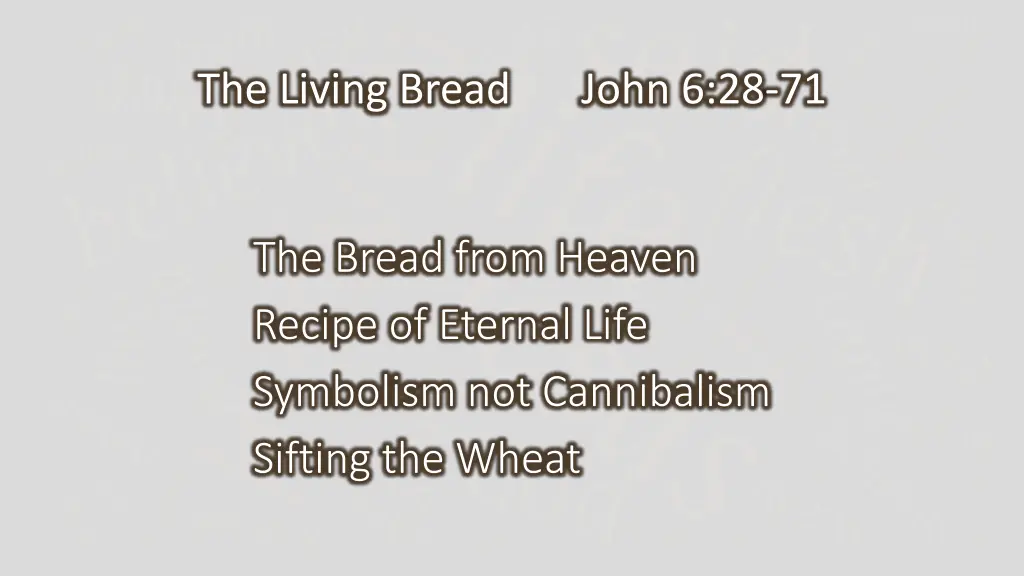 the living bread 1