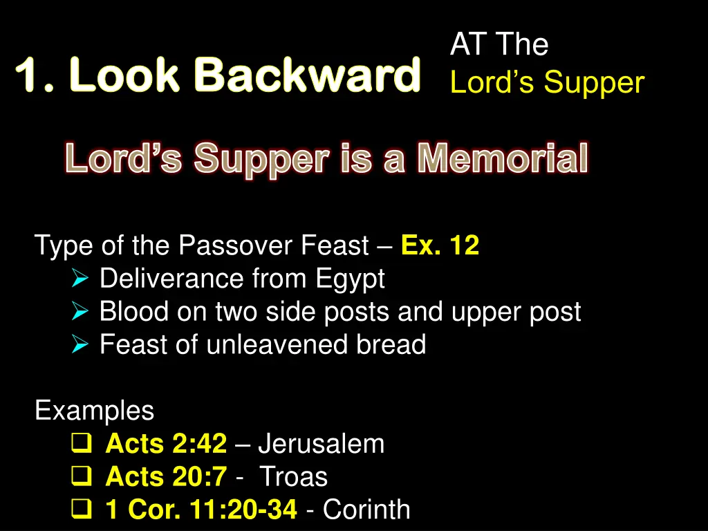 at the lord s supper 1