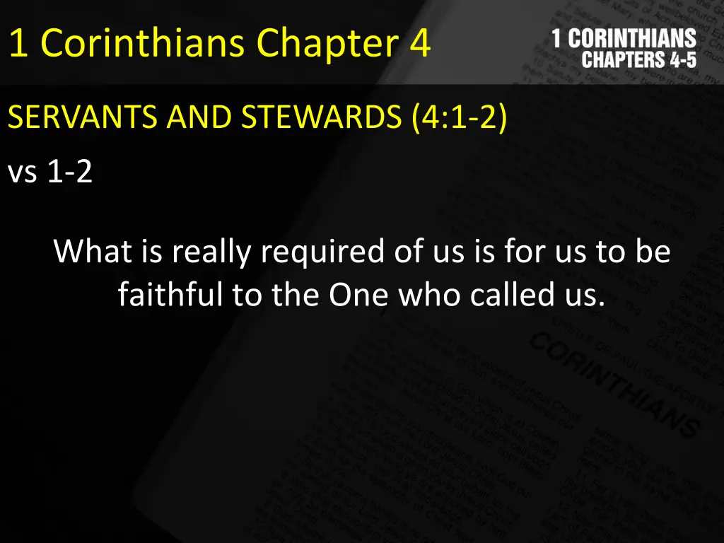 1 corinthians chapter 4 1