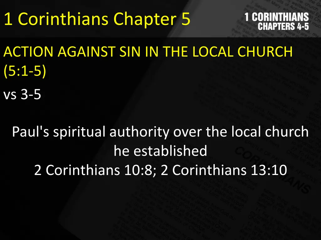 1 corinthians chapter 5 3