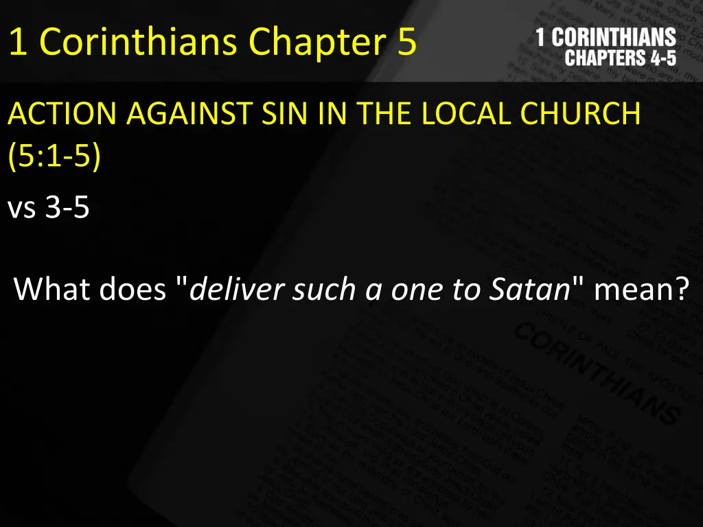 1 corinthians chapter 5 4