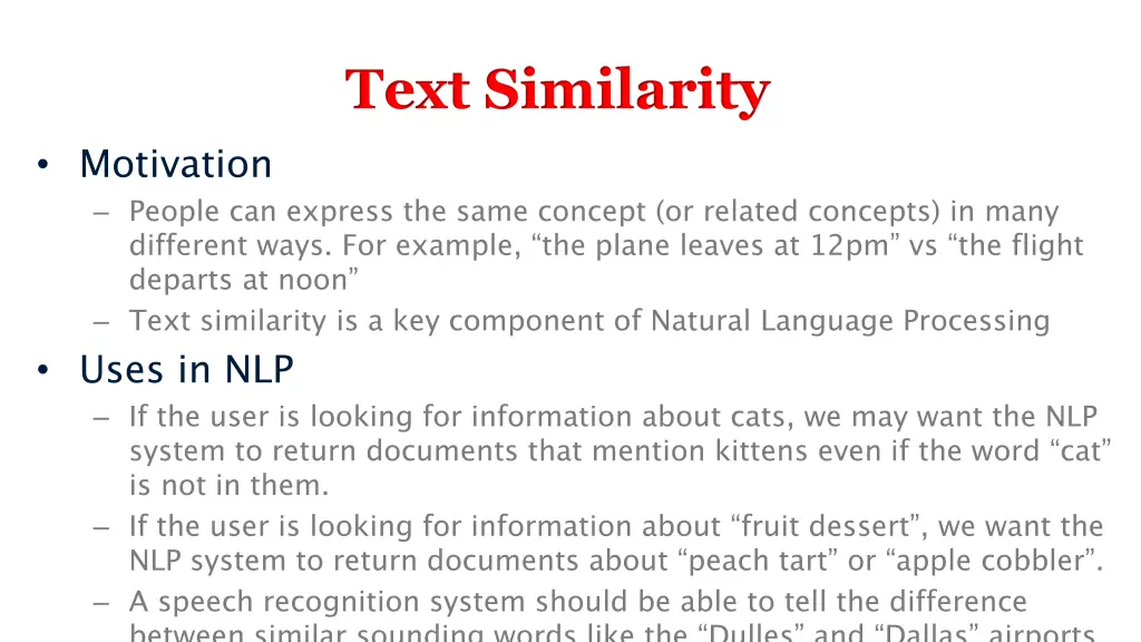 text similarity 1