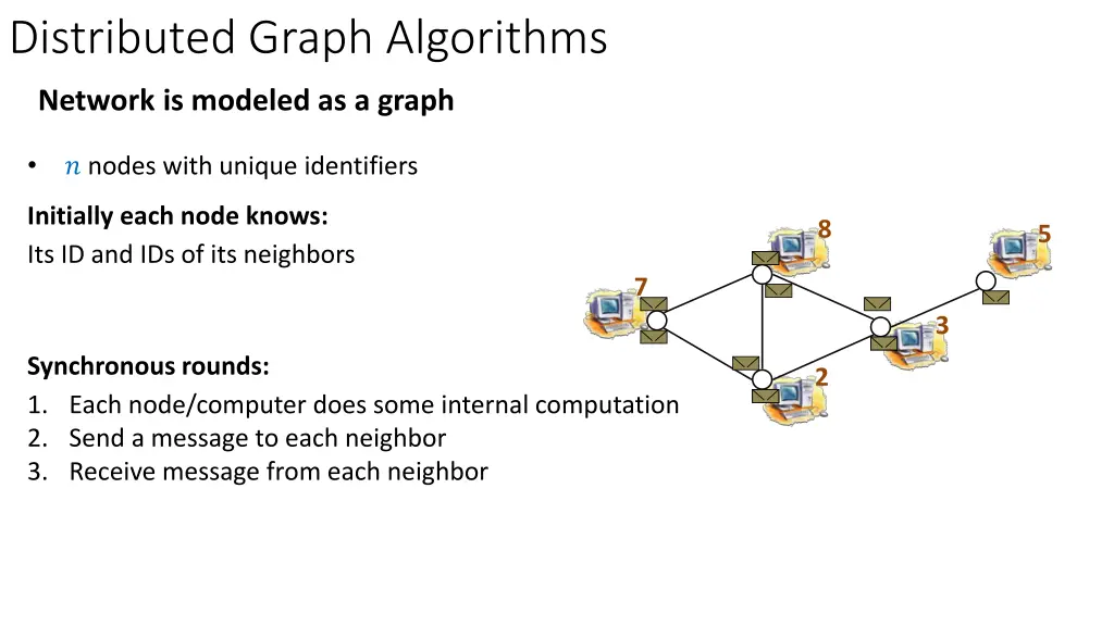 distributed graph algorithms 1